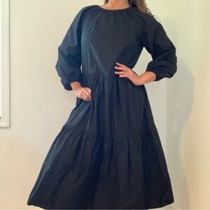 100% Cotton Puff Sleeve Dress